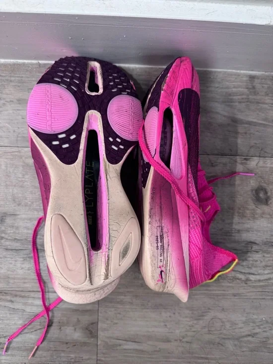 Nike Air Zoom Alphafly NEXT% 3 Hyper Pink Womens Shoes FD8315-601 Size 8.5 - Picture 4 of 5